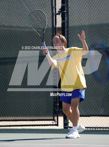 Thumbnail 2 in Alamo Heights vs Frisco Centennial (UIL 5A Team Tennis Semifinal) photogallery.