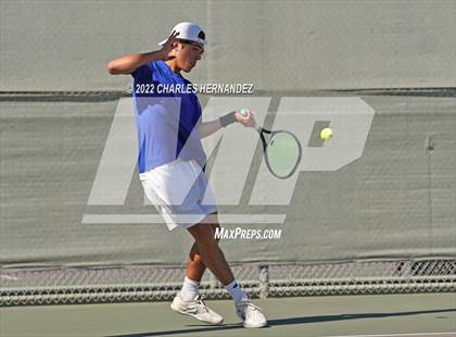Thumbnail 3 in Alamo Heights vs Frisco Centennial (UIL 5A Team Tennis Semifinal) photogallery.