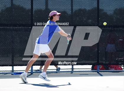 Thumbnail 2 in Alamo Heights vs Frisco Centennial (UIL 5A Team Tennis Semifinal) photogallery.