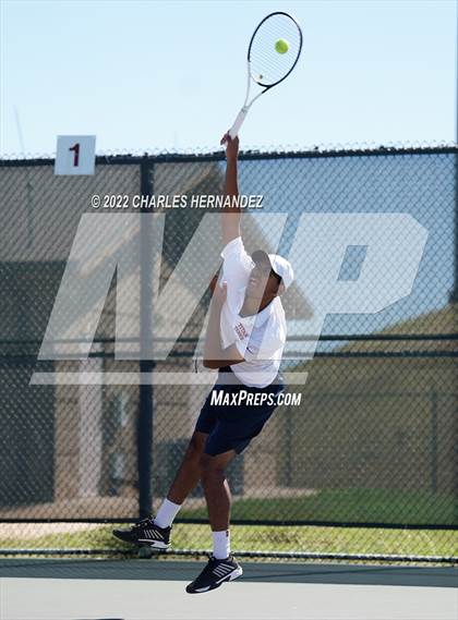 Thumbnail 3 in Alamo Heights vs Frisco Centennial (UIL 5A Team Tennis Semifinal) photogallery.