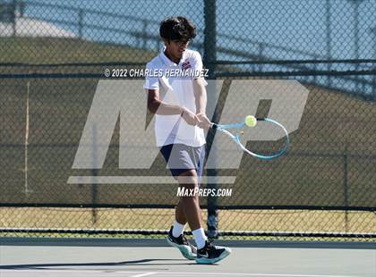 Thumbnail 2 in Alamo Heights vs Frisco Centennial (UIL 5A Team Tennis Semifinal) photogallery.