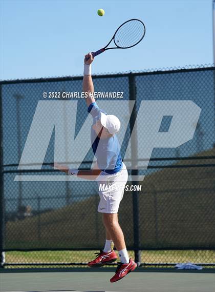 Thumbnail 2 in Alamo Heights vs Frisco Centennial (UIL 5A Team Tennis Semifinal) photogallery.