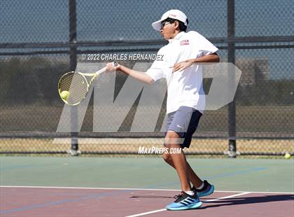Thumbnail 1 in Alamo Heights vs Frisco Centennial (UIL 5A Team Tennis Semifinal) photogallery.