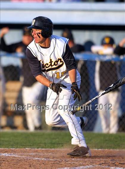 Thumbnail 3 in Victor vs. Lancaster (NYSPHSAA Class AA Regional) photogallery.