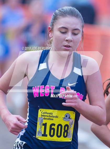 Thumbnail 3 in CIF State Cross Country Championships (Girls D1 Race) photogallery.