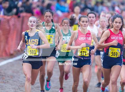 Thumbnail 3 in CIF State Cross Country Championships (Girls D1 Race) photogallery.