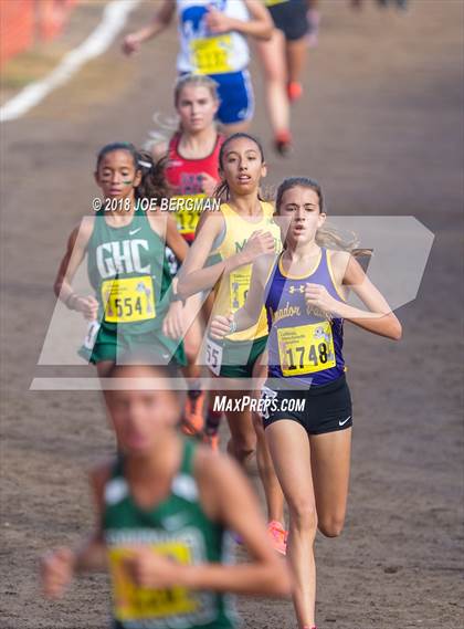 Thumbnail 3 in CIF State Cross Country Championships (Girls D1 Race) photogallery.