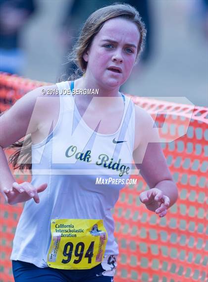 Thumbnail 1 in CIF State Cross Country Championships (Girls D1 Race) photogallery.