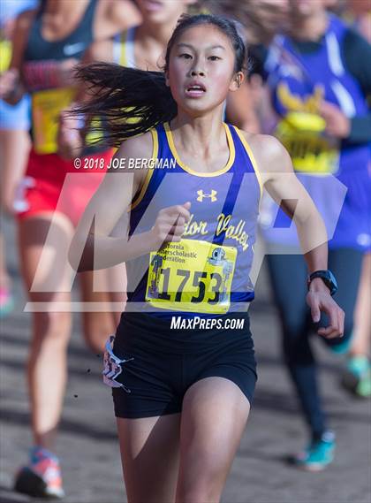 Thumbnail 3 in CIF State Cross Country Championships (Girls D1 Race) photogallery.