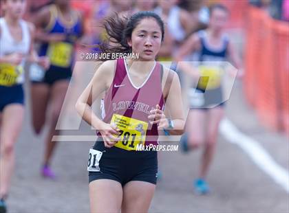 Thumbnail 1 in CIF State Cross Country Championships (Girls D1 Race) photogallery.