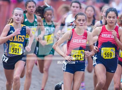 Thumbnail 1 in CIF State Cross Country Championships (Girls D1 Race) photogallery.