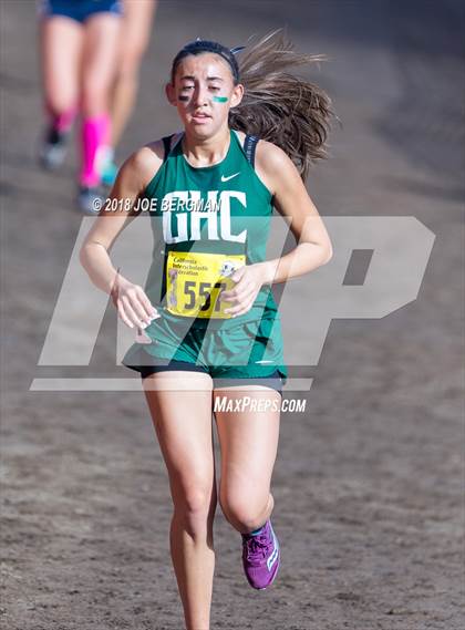 Thumbnail 3 in CIF State Cross Country Championships (Girls D1 Race) photogallery.