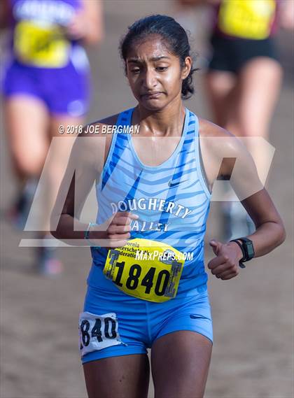 Thumbnail 1 in CIF State Cross Country Championships (Girls D1 Race) photogallery.