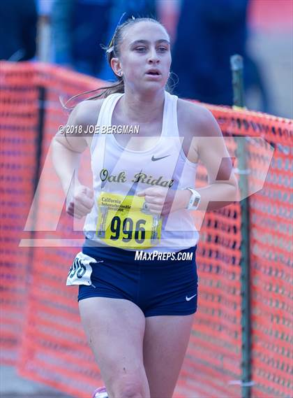 Thumbnail 2 in CIF State Cross Country Championships (Girls D1 Race) photogallery.