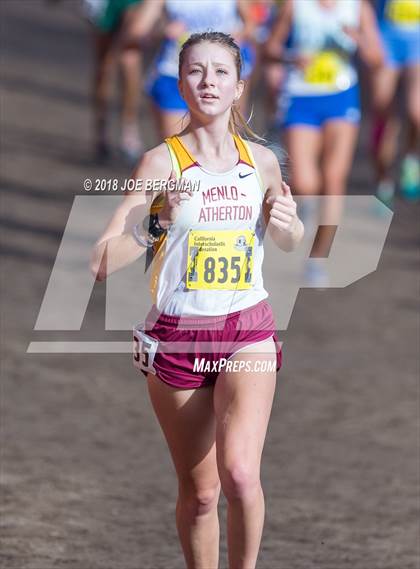 Thumbnail 1 in CIF State Cross Country Championships (Girls D1 Race) photogallery.