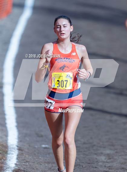Thumbnail 3 in CIF State Cross Country Championships (Girls D1 Race) photogallery.