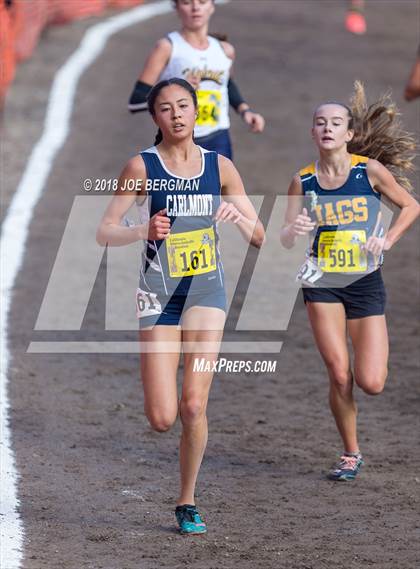 Thumbnail 3 in CIF State Cross Country Championships (Girls D1 Race) photogallery.