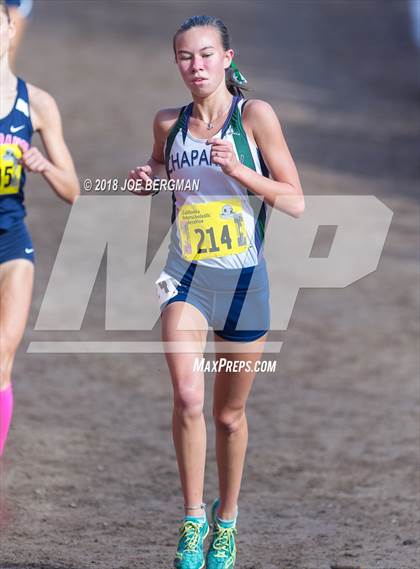 Thumbnail 1 in CIF State Cross Country Championships (Girls D1 Race) photogallery.