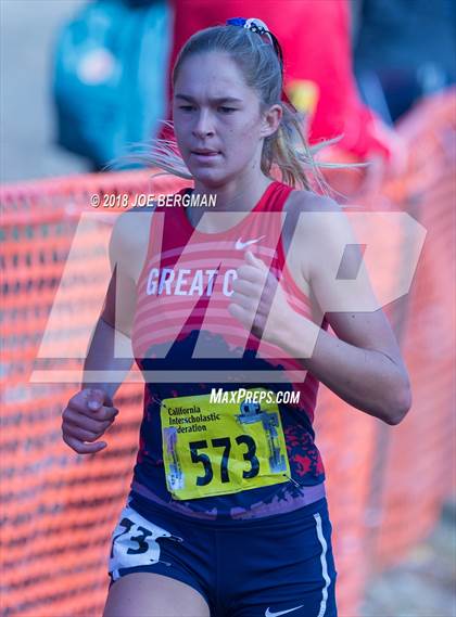 Thumbnail 3 in CIF State Cross Country Championships (Girls D1 Race) photogallery.