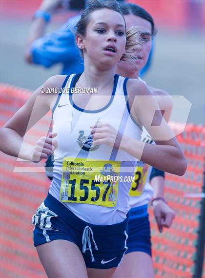 Thumbnail 1 in CIF State Cross Country Championships (Girls D1 Race) photogallery.