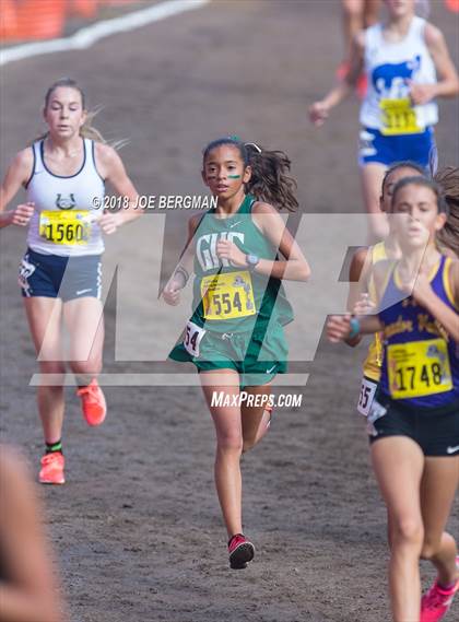 Thumbnail 1 in CIF State Cross Country Championships (Girls D1 Race) photogallery.