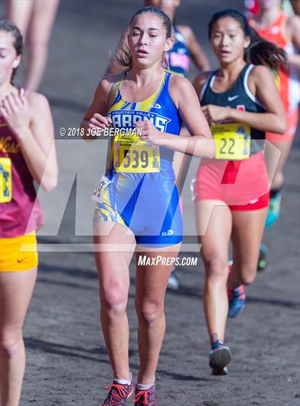 Thumbnail 2 in CIF State Cross Country Championships (Girls D1 Race) photogallery.