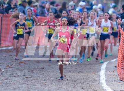 Thumbnail 2 in CIF State Cross Country Championships (Girls D1 Race) photogallery.