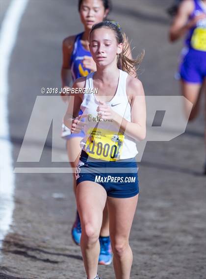 Thumbnail 3 in CIF State Cross Country Championships (Girls D1 Race) photogallery.