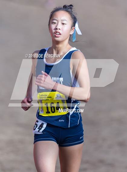 Thumbnail 1 in CIF State Cross Country Championships (Girls D1 Race) photogallery.