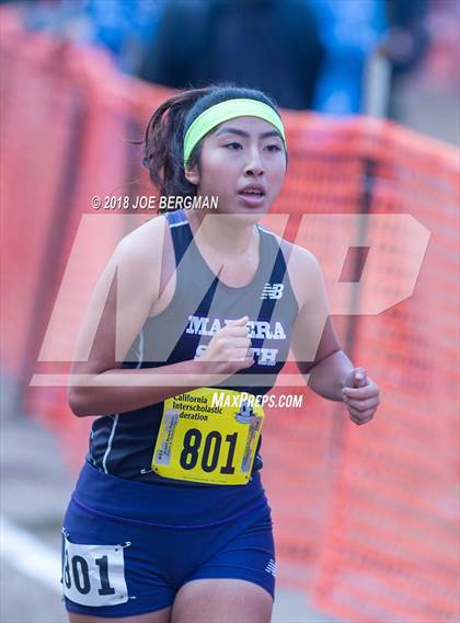 Thumbnail 3 in CIF State Cross Country Championships (Girls D1 Race) photogallery.