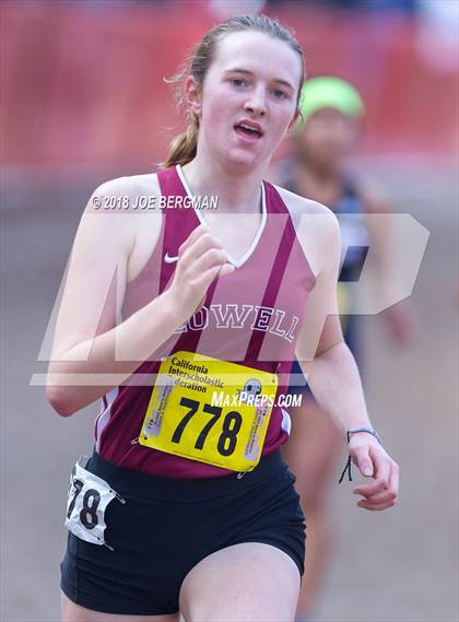 Thumbnail 3 in CIF State Cross Country Championships (Girls D1 Race) photogallery.