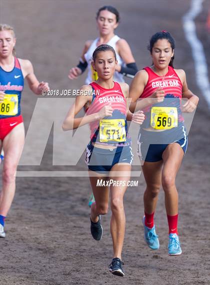 Thumbnail 2 in CIF State Cross Country Championships (Girls D1 Race) photogallery.