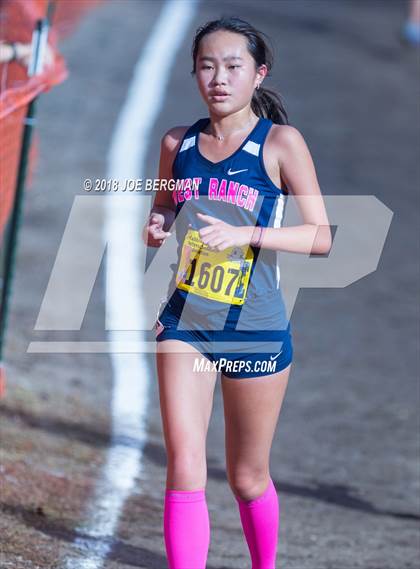 Thumbnail 1 in CIF State Cross Country Championships (Girls D1 Race) photogallery.