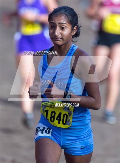 Thumbnail 2 in CIF State Cross Country Championships (Girls D1 Race) photogallery.