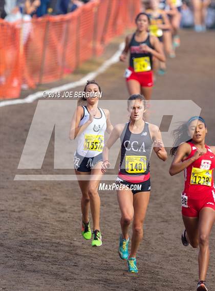 Thumbnail 3 in CIF State Cross Country Championships (Girls D1 Race) photogallery.