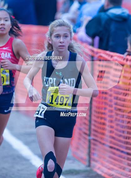 Thumbnail 1 in CIF State Cross Country Championships (Girls D1 Race) photogallery.