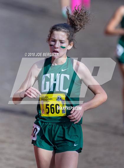 Thumbnail 1 in CIF State Cross Country Championships (Girls D1 Race) photogallery.