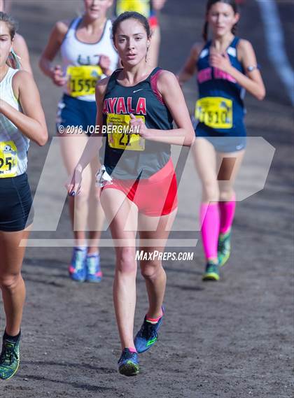Thumbnail 2 in CIF State Cross Country Championships (Girls D1 Race) photogallery.