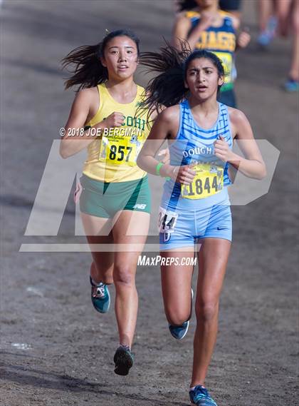 Thumbnail 2 in CIF State Cross Country Championships (Girls D1 Race) photogallery.