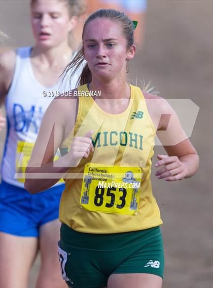 Thumbnail 3 in CIF State Cross Country Championships (Girls D1 Race) photogallery.