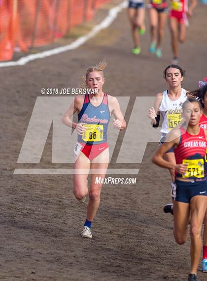 Thumbnail 1 in CIF State Cross Country Championships (Girls D1 Race) photogallery.