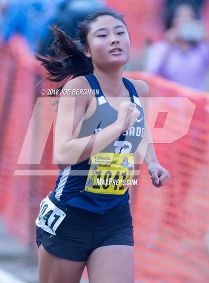 Thumbnail 3 in CIF State Cross Country Championships (Girls D1 Race) photogallery.