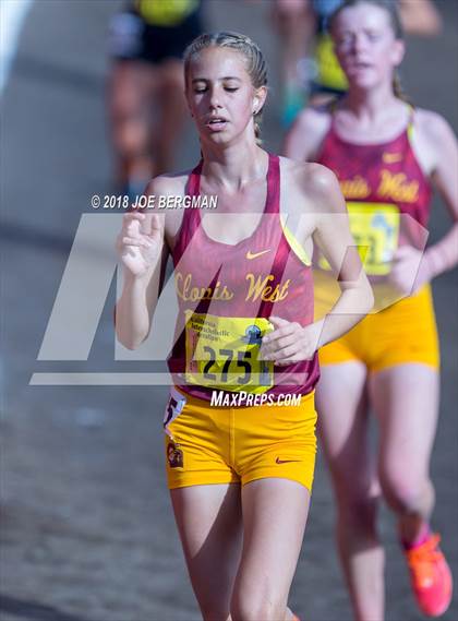 Thumbnail 1 in CIF State Cross Country Championships (Girls D1 Race) photogallery.