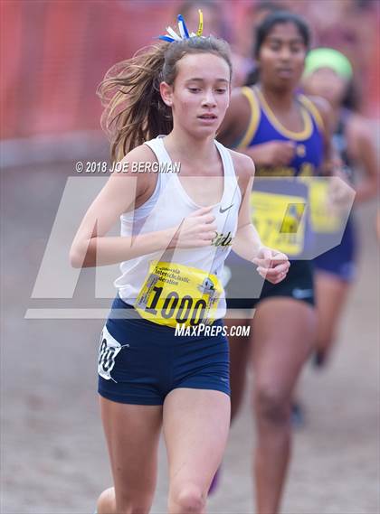 Thumbnail 3 in CIF State Cross Country Championships (Girls D1 Race) photogallery.
