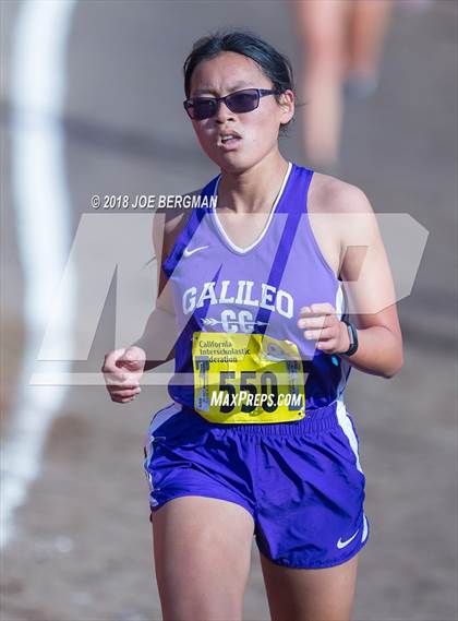 Thumbnail 3 in CIF State Cross Country Championships (Girls D1 Race) photogallery.