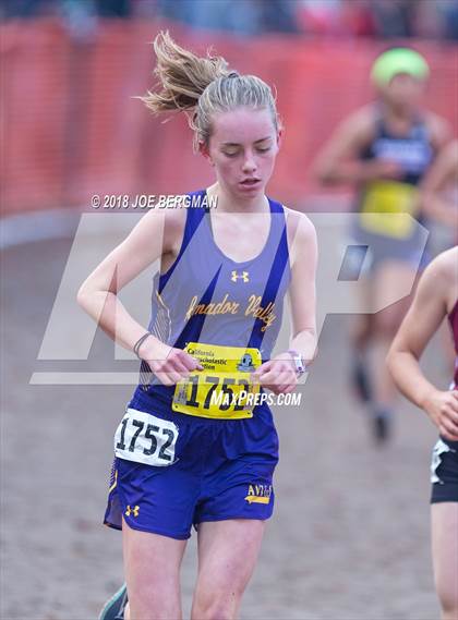 Thumbnail 1 in CIF State Cross Country Championships (Girls D1 Race) photogallery.