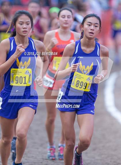 Thumbnail 3 in CIF State Cross Country Championships (Girls D1 Race) photogallery.