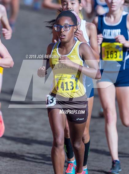 Thumbnail 3 in CIF State Cross Country Championships (Girls D1 Race) photogallery.