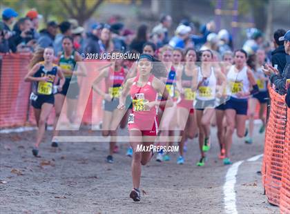 Thumbnail 1 in CIF State Cross Country Championships (Girls D1 Race) photogallery.