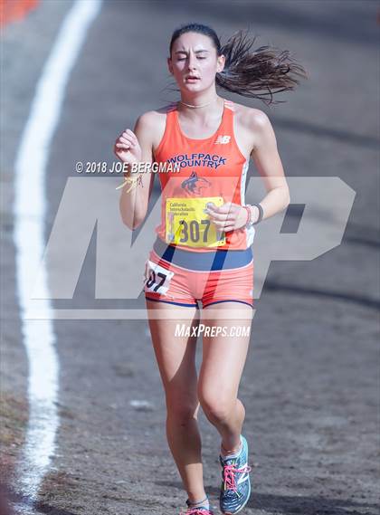 Thumbnail 2 in CIF State Cross Country Championships (Girls D1 Race) photogallery.